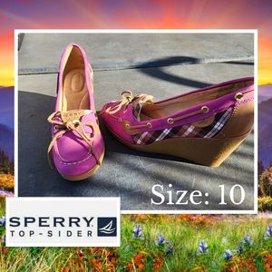 Sperry Orchid Love Wedge